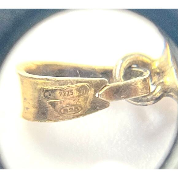 VTG 2225 VI Vincenza Italy Millefiori PENDANT For Necklace 925 Silver 20mm Round - Picture 5 of 6